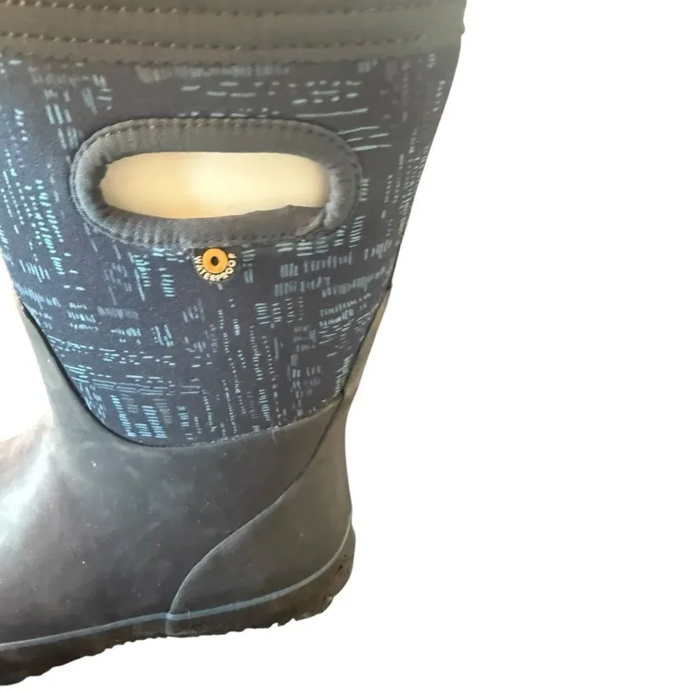 BOGS Youth Waterproof Winter Boots – Size 4 (EU 37) – K Grasp Sparks Style